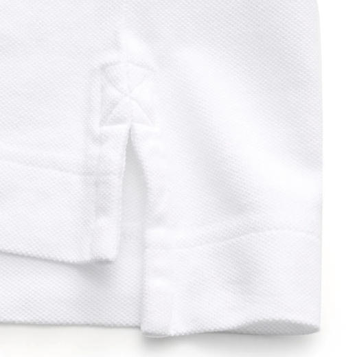 Canada Goose 加拿大鹅 2025春夏新品 男士经典徽章Beckley短袖Polo衫 白色 1600M 商品图6