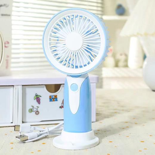 新款简约可拆卸锂电池手持小风扇三档调速 商品图5