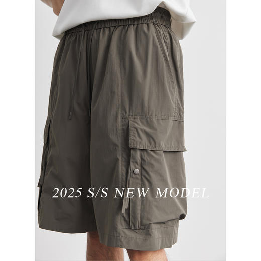 红览 工装速干五分裤男夏季简约薄款休闲裤男款冰凉透气短裤子5ZF-JJ713 商品图2