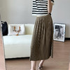 原单版本三宅A字大裙摆纯色百褶裙060404 商品缩略图4