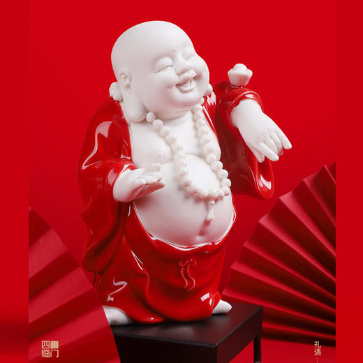 【岁月当红 不负韶华】四喜临门•红 恭喜发财/招财进宝/福到运到/悠然自得 精美包装 送礼优选 商品图4