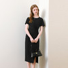 【商场同款】诗凡黎显瘦气质T恤裙2025夏新款黑色连衣裙3G5290211 商品缩略图2