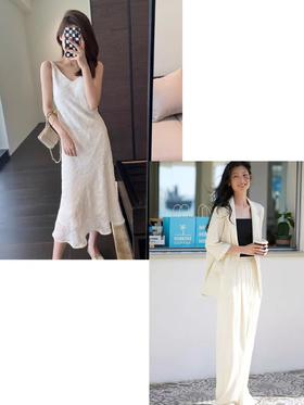 【MOMOTIABIN 夏季新款女装合集】清凉小西装 物理防晒小外套 设计感连衣裙