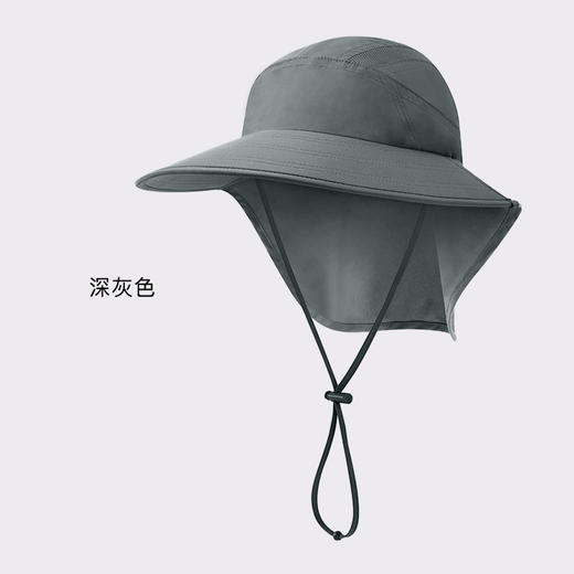 雀说 夏季防晒渔夫帽子男士护颈遮阳帽XMZ167 商品图8