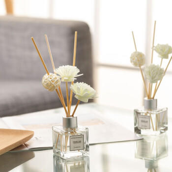 祈生花无火香薰车用室内房间厕所香氛香薰瓶空气清新剂 栀子花 商品图3