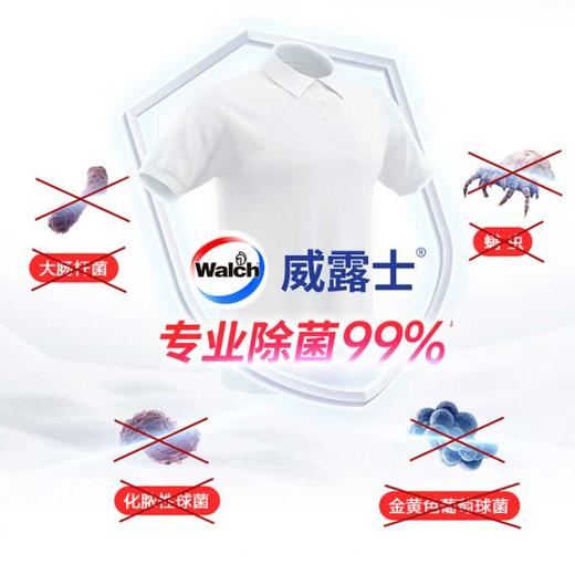 威露士有氧倍净抑菌洗衣液1L装+原味洗衣液补充装500gx2袋 商品图3