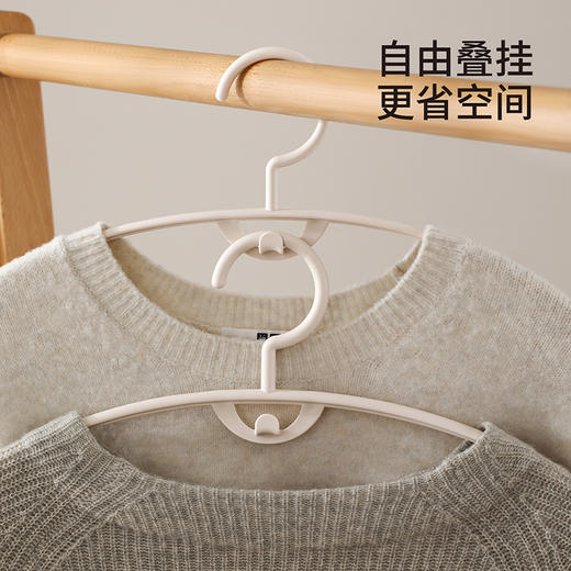 FaSoLa衣架家用挂衣宽肩无痕晾衣服架子防肩角不起鼓包防滑衣撑 商品图2