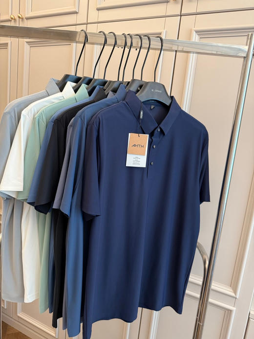 AH无敌超凉男士基础净版POLO衫 商品图6