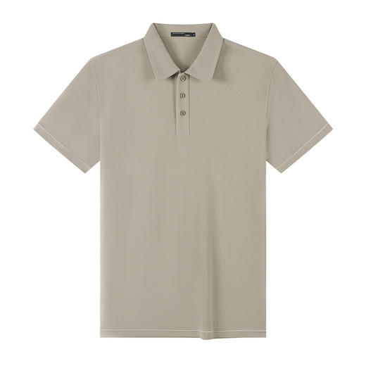 GXG男装夏季时尚简约男士纽扣款翻领短袖Polo衫K&C 商品图8