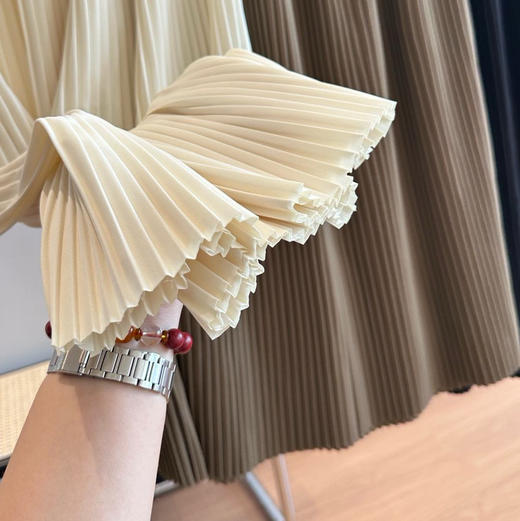 原单版本三宅A字大裙摆纯色百褶裙060404 商品图8