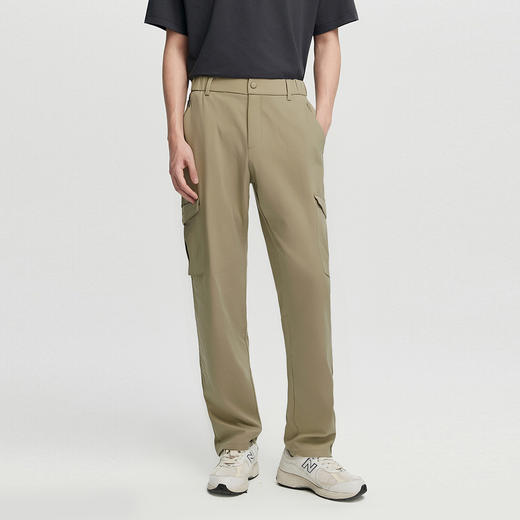 棉仓363818037-锦氨弹力工装多袋裤 商品图1