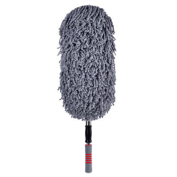 卡饰社（CarSetCity）雪绒线汽车掸子可伸缩擦车洗车拖把除尘掸子蜡刷车用扫灰掸子工具 商品图6