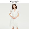 皮尔卡丹女装高级感圆领修身短袖连衣裙 商品缩略图4