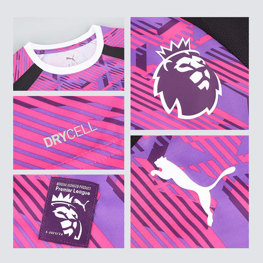 小李子正品PUMA彪马英超运动训练短袖TT恤训练服成人男660369 01 商品图3