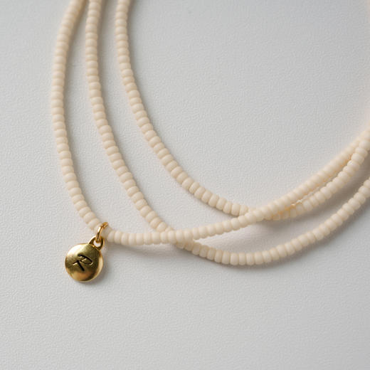 ROMI STUDIO 铜项链 简约设计感日本进口米珠串珠锁骨链24SSS230 商品图3