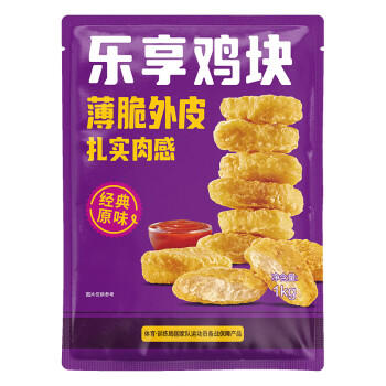 优形 凤祥食品 乐享鸡块 2斤 冷冻 裹粉油炸鸡块 半成品 空气炸锅食材 商品图6