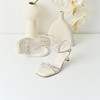 经典鲨2025年夏季新品甜美蝴蝶结6.5cm气质细高跟时装凉鞋女KC19-529201 商品缩略图2