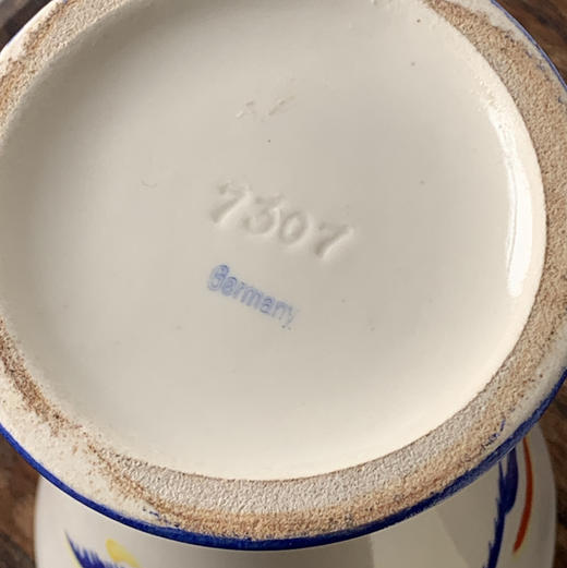 德国孟菲斯异形手绘花器一对2pcs 商品图1