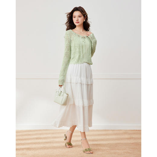 IEF/爱依服2025春夏 法式温柔小女人气质通勤百搭两件套上衣B42492- 商品图1