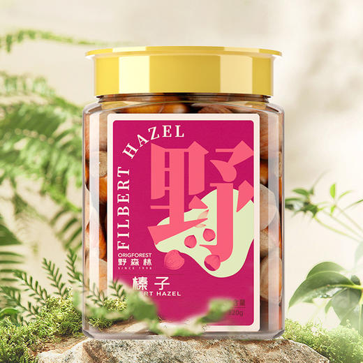 【野森林】罐装 甄选榛子 320g 商品图0