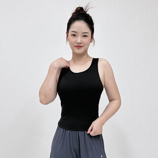 壁虎瑜伽【2506SY357】修身一体杯工字背背心（一体式胸垫）【5天发货】 商品图5