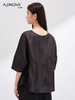 【立体印花】阿菁娜非遗真丝香云纱设计感宽松上衣F30X202023 商品缩略图3