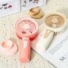 新款简约可拆卸锂电池手持小风扇三档调速 商品缩略图1