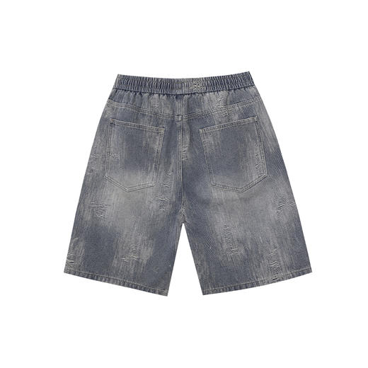 【新品上市】HX 夏季水洗牛仔五分裤宽松C207520017101 商品图6