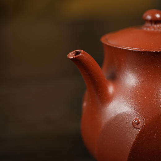 龙德堂陶艺 汤宣武制《孔雀开屏》200cc 原矿大红袍  库存请咨询客服 商品图4