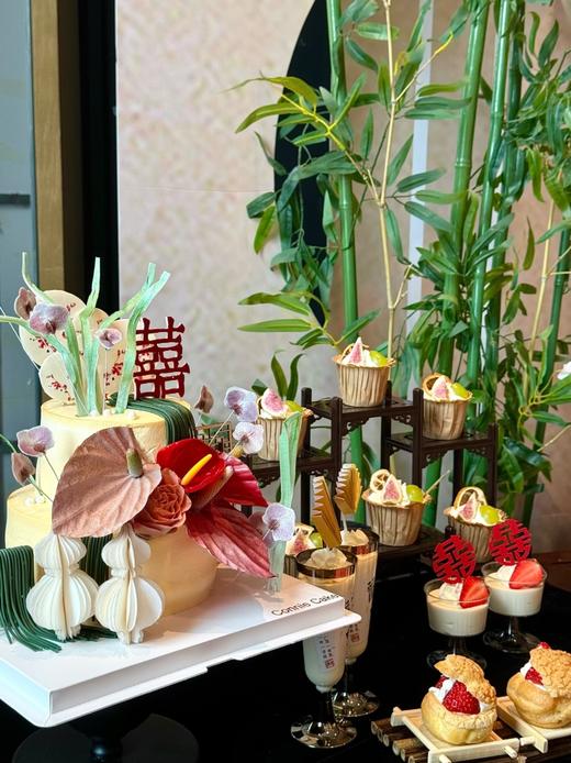 新中式贵族公主订婚甜品台 商品图0