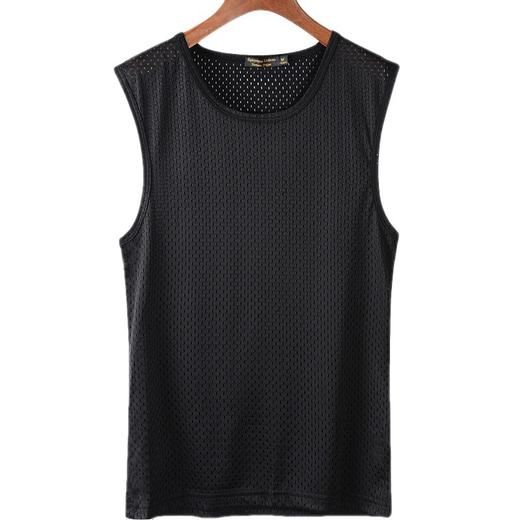 速干网眼透气冰丝男士背心运动无袖上衣200025 商品图4