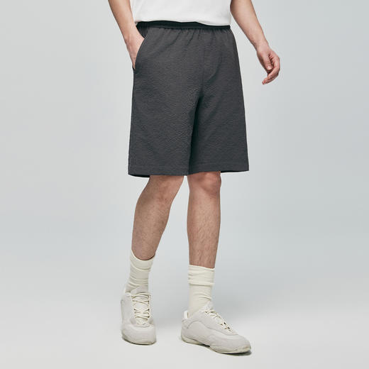 棉仓363818030-宽松垂感泡泡短裤 商品图1