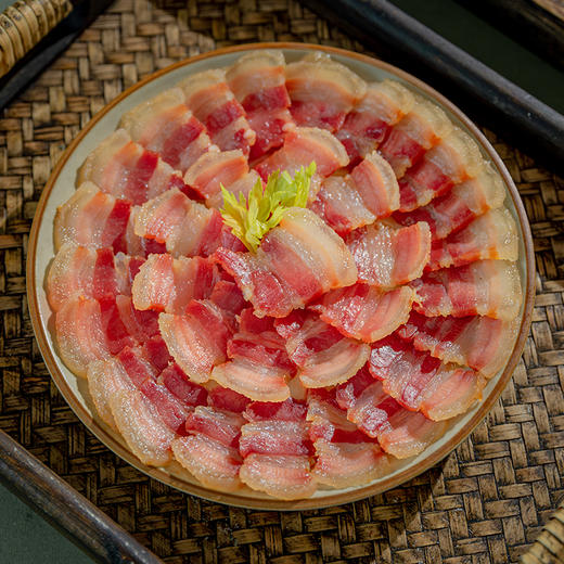 金字水晶风肉260g五花腊肉低温风干咸肉特色腊味咸甜味咸腊肉 商品图2