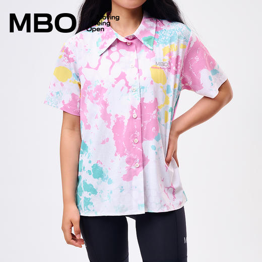 MBO女子短袖衬衫ATS133夏威夷风短袖衬衫25年夏季新款  (经销商专拍链接，非经销商拍单不发货) 商品图5