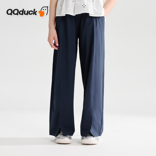 【120-165】【可可鸭】女童夏季凉感长裤宽松阔腿裤 商品图4