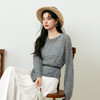 【商场同款】诗凡黎镂空套头毛衣2025夏新款圆领上衣女3G4230581 商品缩略图0