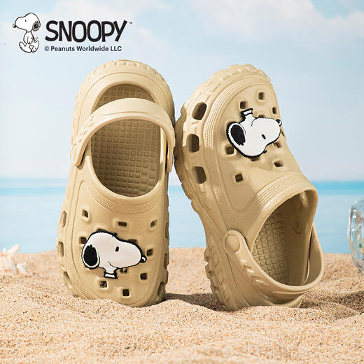 【秒杀】SNOOPY史努比童鞋儿童拖鞋男女童夏季新款防滑耐磨中大童家居凉拖洞洞鞋24-40 商品图0