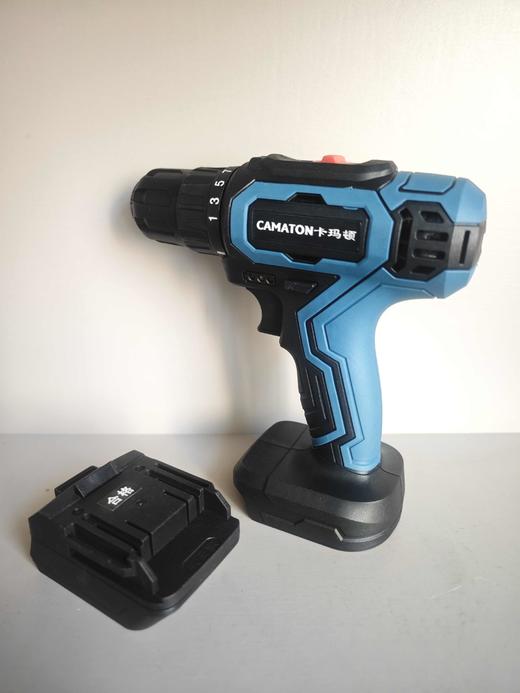 【货号07897】包邮卡玛顿21V锂电钻机头牧田插脚送转换器大艺电池牧田电池通用电钻 商品图5