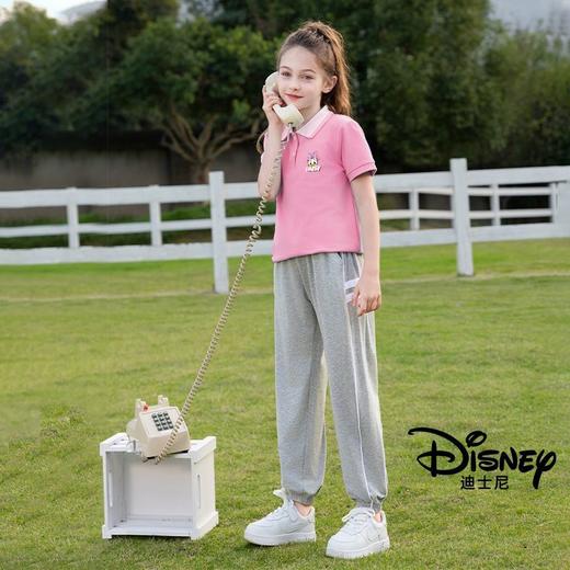 迪士尼女童夏季套装2025新款儿童夏装女孩大童POLO衫防蚊裤两件套 商品图2