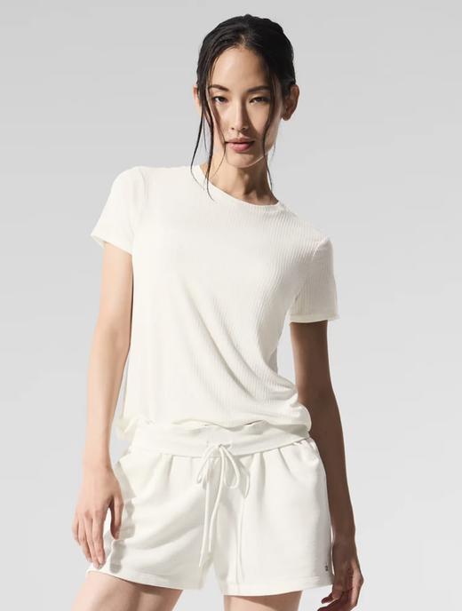 代工厂出！面料敲级舒服的alo螺纹修身短袖T恤！ 商品图10