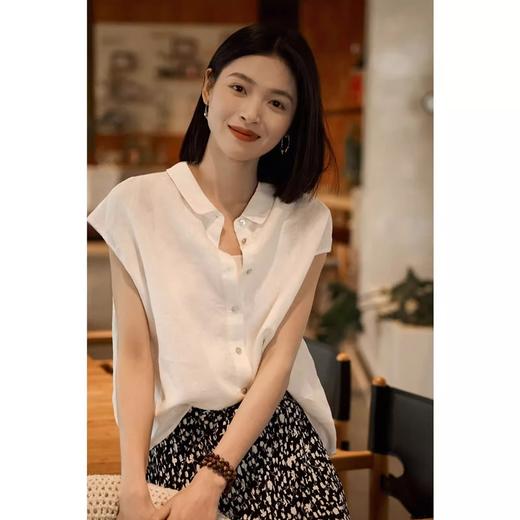 【超模君严选】双穿棉麻衬衣+长款A字裙，遮肉显瘦，解锁N种少女感穿搭！ 商品图1