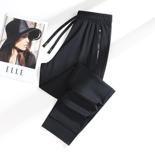 红览 夏季新款冰丝裤速干透气男女同款弹力柔软抗皱降温情侣防晒裤5ZF-2221 商品图7