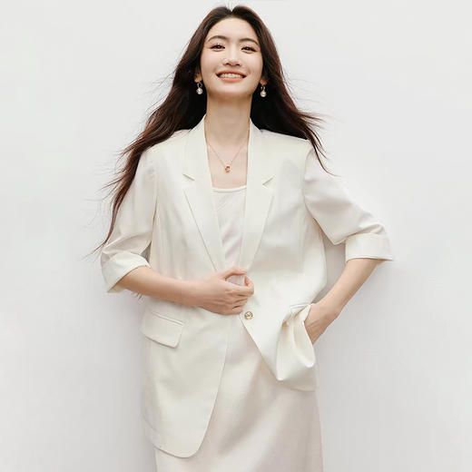 【MOMOTIABIN 夏季新款女装合集】清凉小西装 物理防晒小外套 设计感连衣裙 商品图5