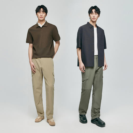 棉仓363818037-锦氨弹力工装多袋裤 商品图4