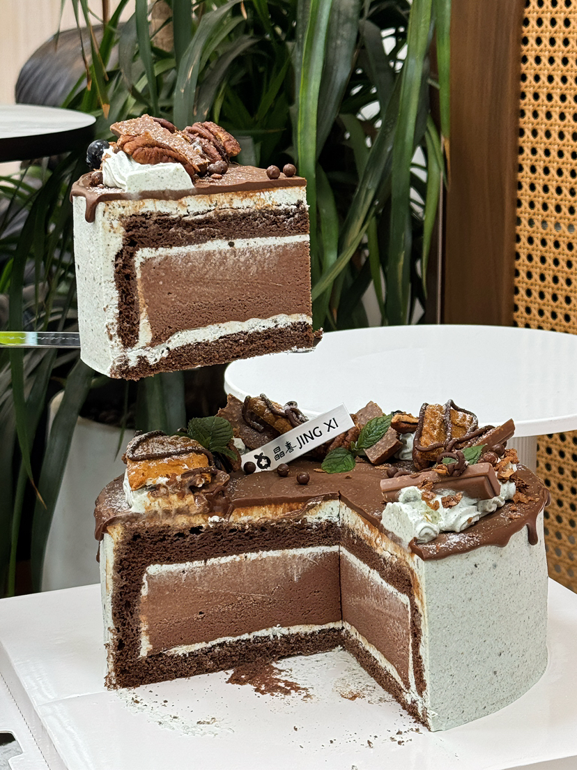 薄荷巧克力冰淇淋蛋糕