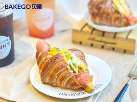 双芝士火腿可颂