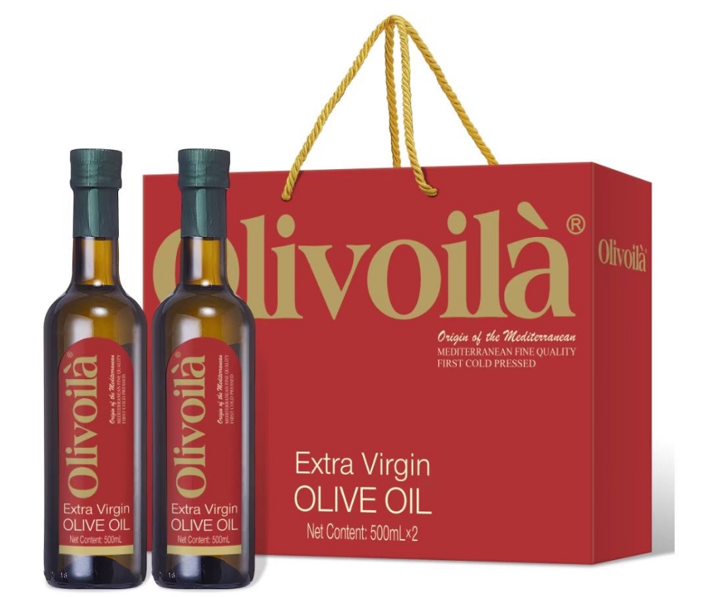 欧丽薇兰特级初榨橄榄油礼盒500ml*2（红标）