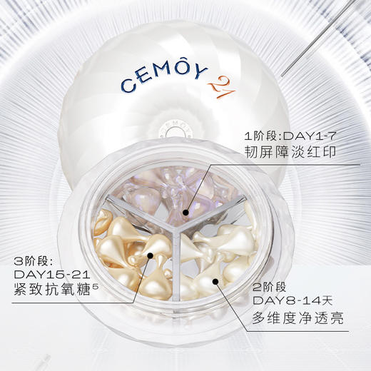 CEMOY澳诗茉 21天极光晶钻焕颜胶囊21粒（白月光） 商品图2