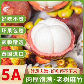 【顺丰包邮 肉厚饱满】泰国新鲜进口山竹3/5斤 老树麻竹 颗颗精选 好吃不贵 fx