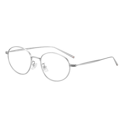 普莱斯光学眼镜BT5797 张靓颖同款 清零纯欲 椭圆形银框 β钛材质 男女同款 双色可选 商品图0